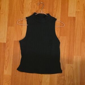 Old Navy Dark Green Ribbed Tank Top